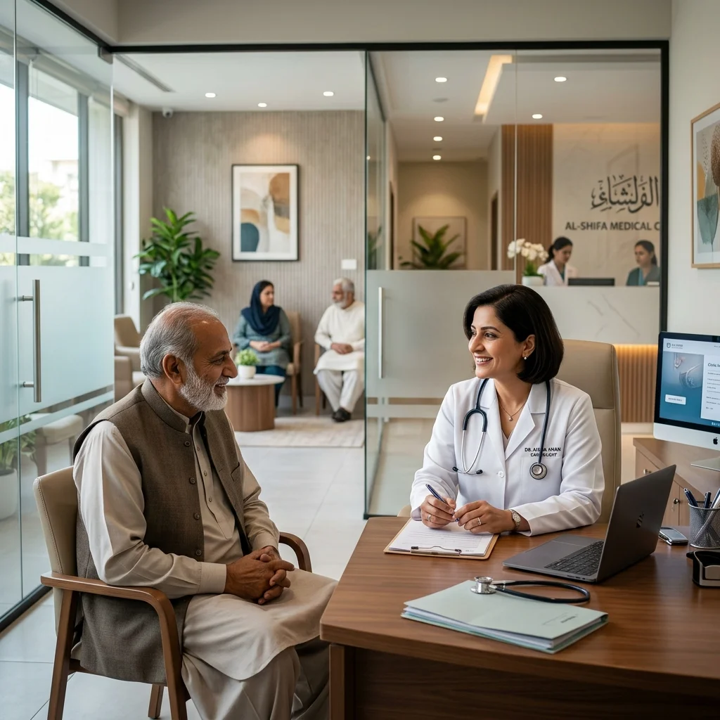 Clinics & Doctors professional illustration